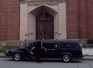 Driscoll and hearse